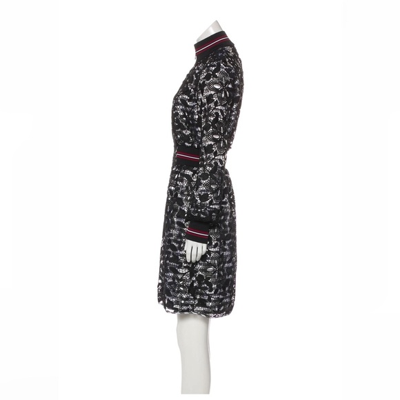 SONIA BY SONIA RYKIEL Lace Knee-Length Dress Size: M | US6, FR38 - Picture 10 of 16